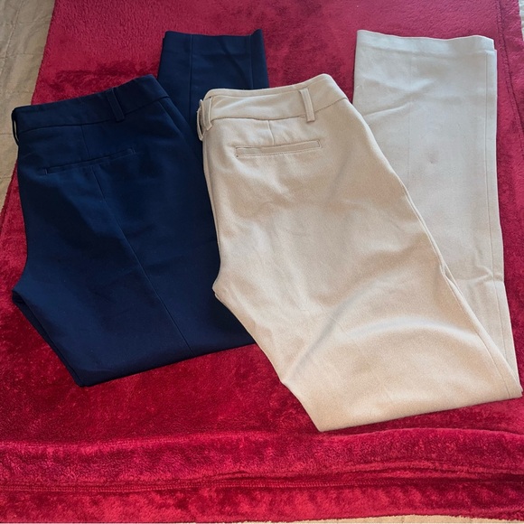 Express Pants - Express “Bundle”Blue and Tan Trousers for Versatile Style Size 2R Excellent C!